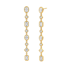 RYUSEI earrings - gold plated