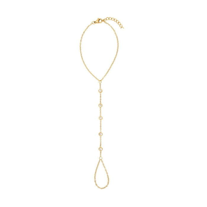 SEIZA hand chain - gold tone