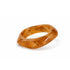 MIEL. amberkleurige bangle op wit
